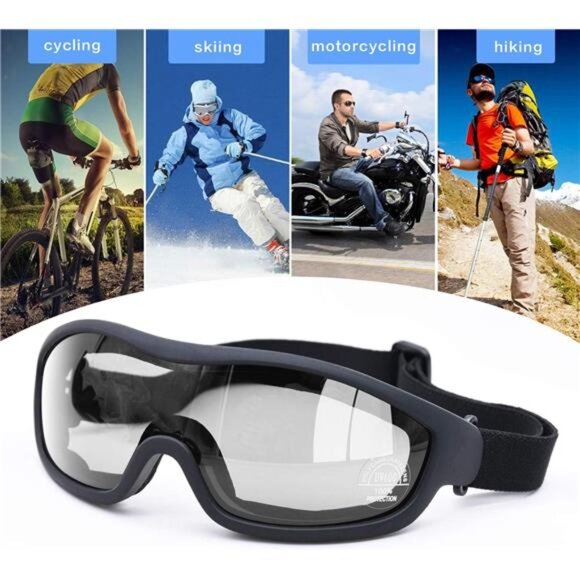 UV Protective Outdoor Glasses Motorcycle Goggles Military Sunglasses Tactical - Picture 2 of 8